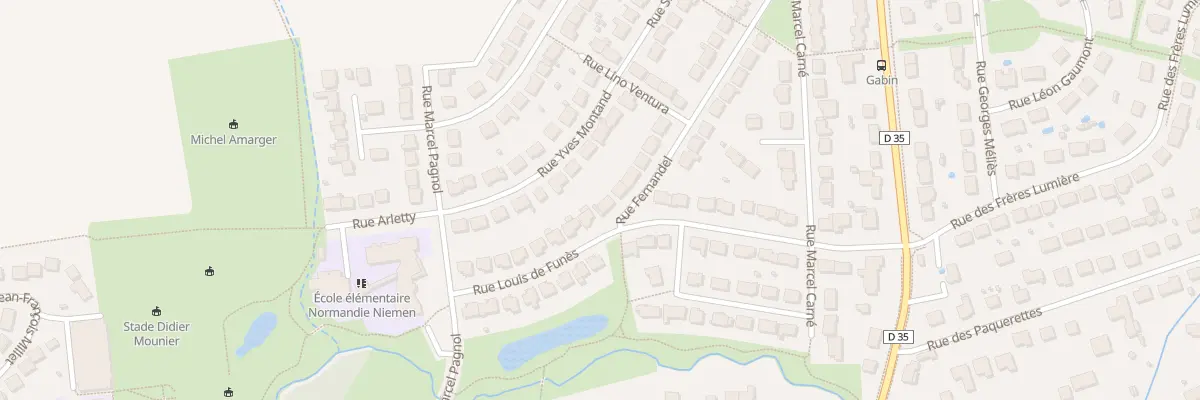 Plan du 1 Rue Fernandel à Chevry-Cossigny