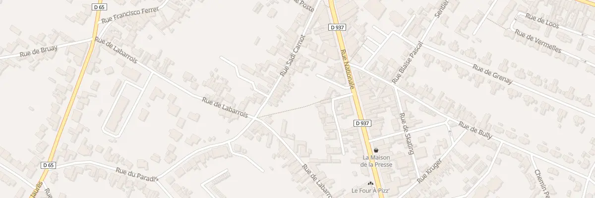 Plan du 26 Rue Sadi Carnot à Nœux-les-Mines