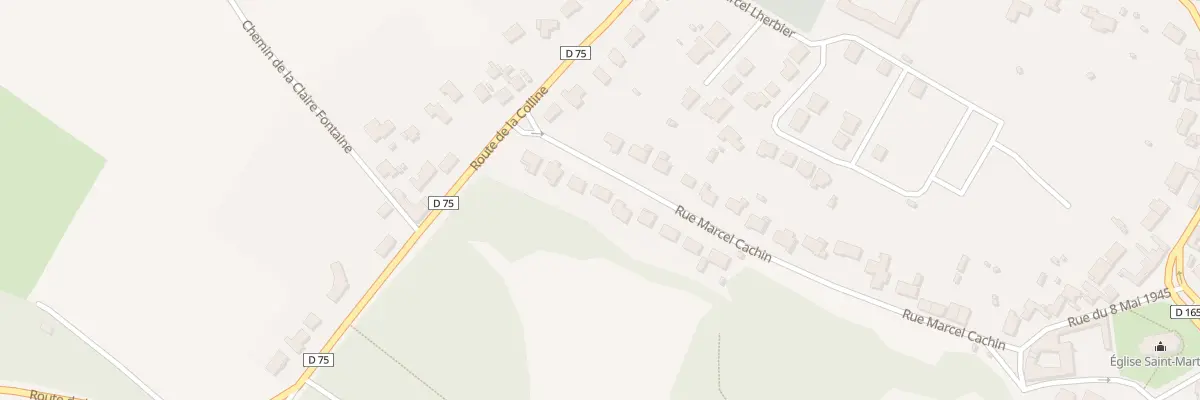 Plan du 13 Rue Marcel Cachin à Bouvigny-Boyeffles