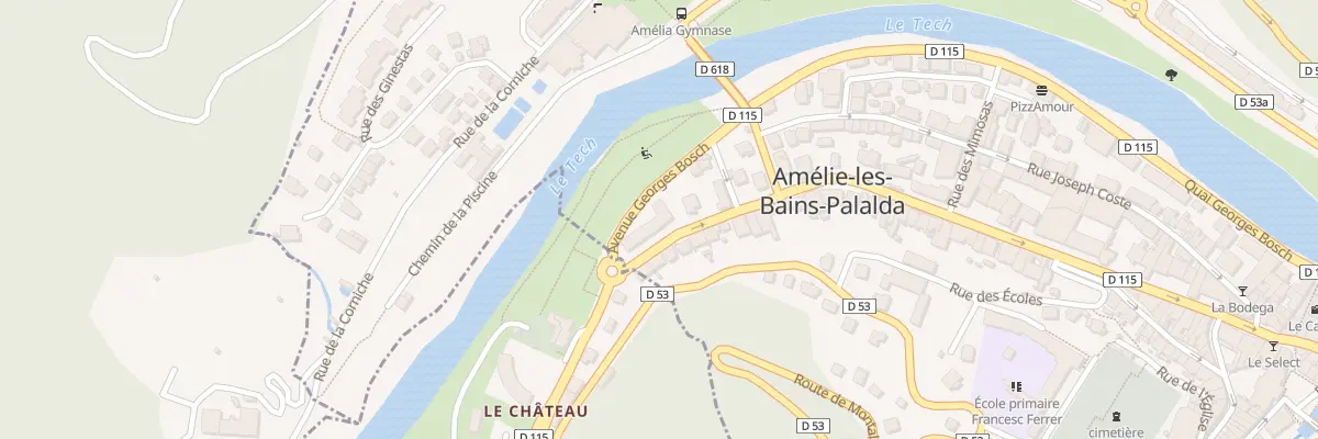 Plan du 74 Av du Vallespir à Amélie-les-Bains-Palalda
