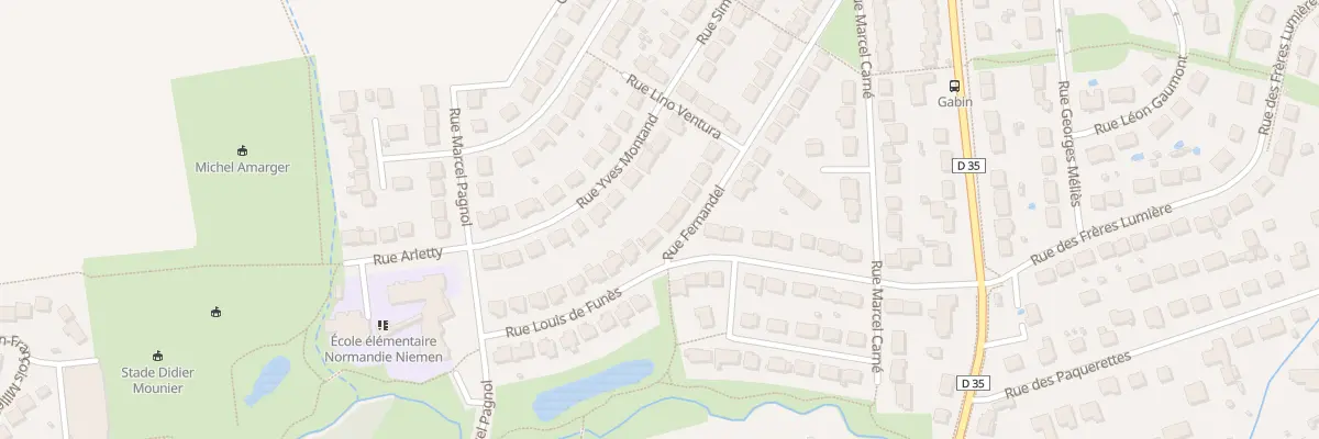 Plan du 3 Rue Fernandel à Chevry-Cossigny