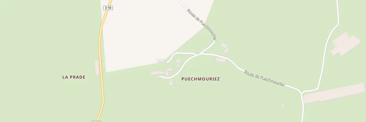 Plan du 5151 Puechmouriez à Raulhac