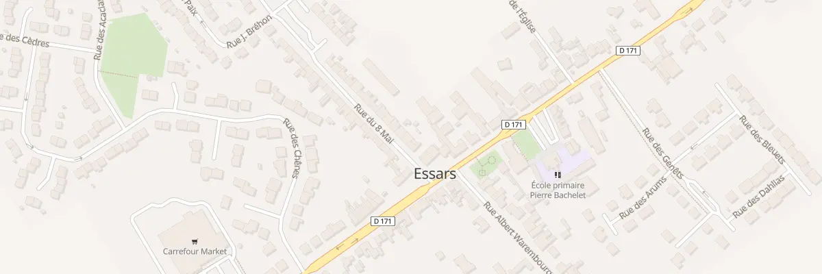 Plan du 4 Rue du 8 Mai à Essars