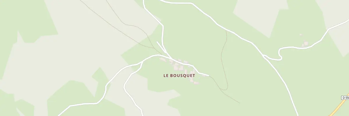 Plan du 5160 Le Bousquet à Bessuéjouls