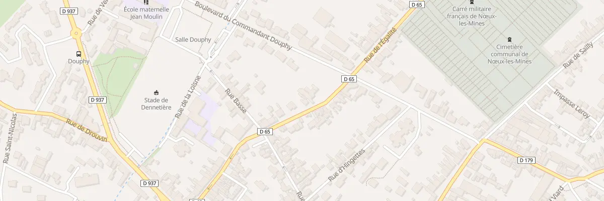 Plan du 34 Rue de l’Egalité à Nœux-les-Mines
