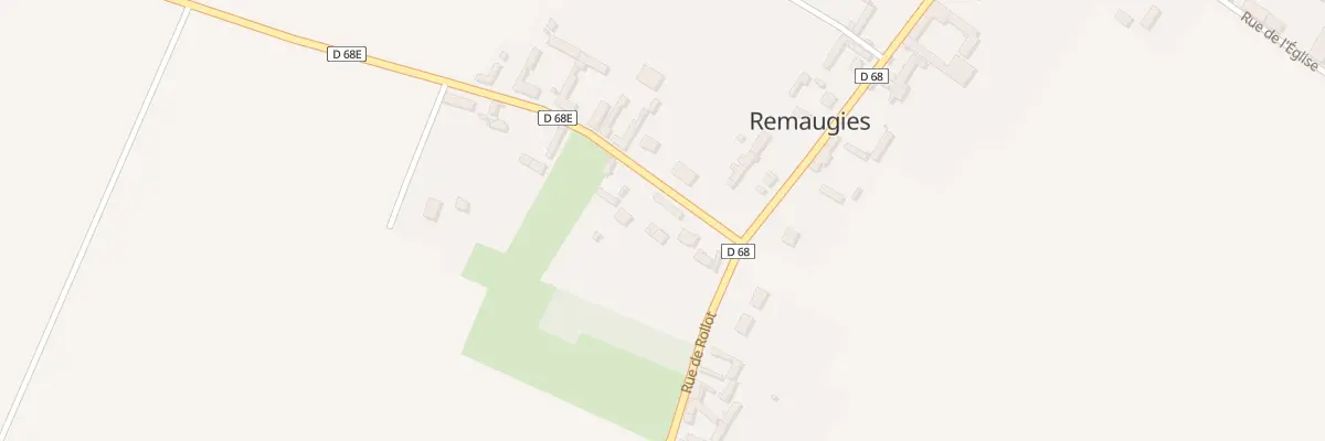 Plan du 5032 Rue de Piennes à Remaugies