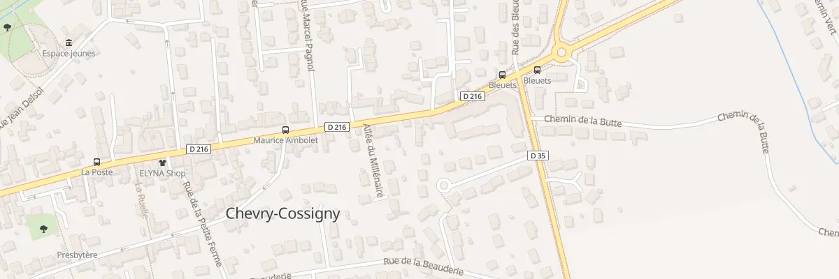 Plan du 90 Rue Charles Pathé à Chevry-Cossigny