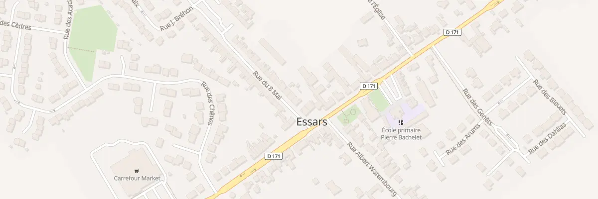 Plan du 2 Rue du 8 Mai à Essars