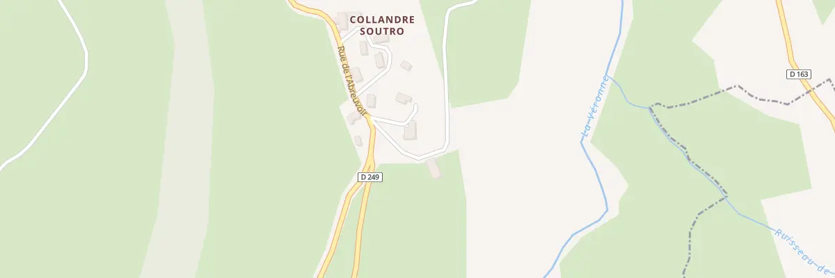 Plan du 5048 Collandres Soutro à Collandres