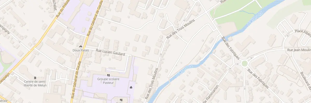 Plan du 21T Rue des 3 Moulins à Melun