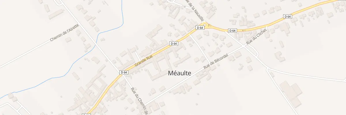 Plan du 109 Gr Grand Rue à Méaulte