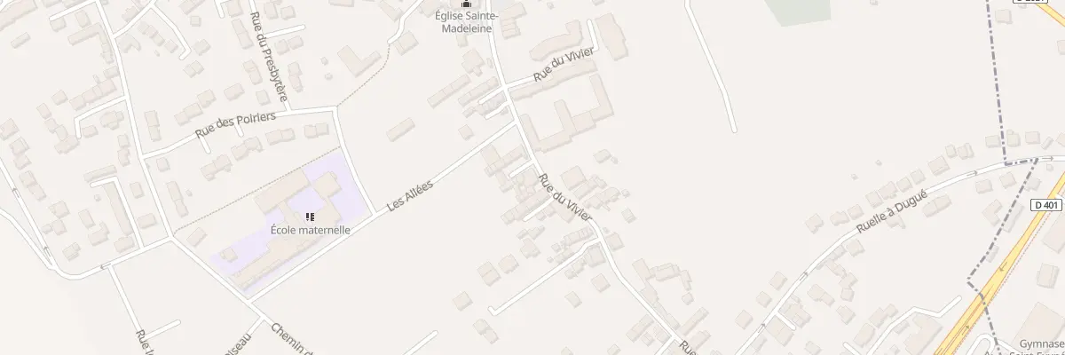 Plan du 34 Rue du Vivier à Longperrier