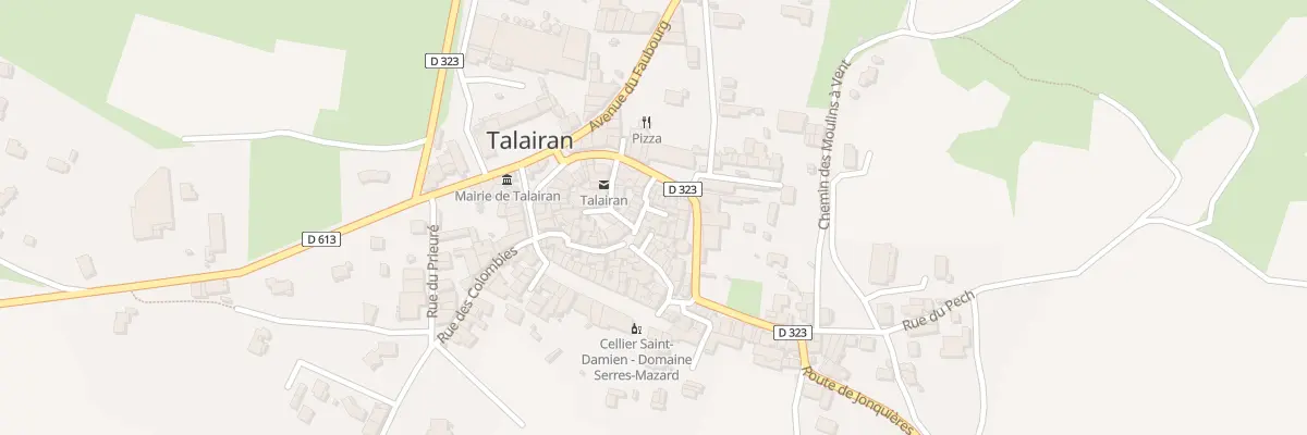 Plan de la Rue Nego Saoumos à Talairan