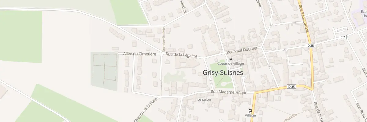 Plan du 1 Rue de la Légalité à Grisy-Suisnes