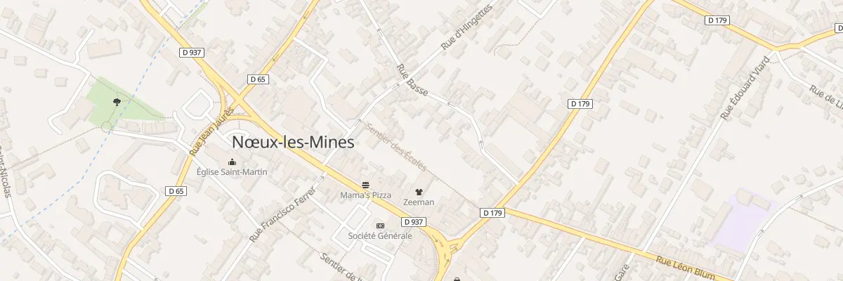 Plan du 35B Rue Basse à Nœux-les-Mines