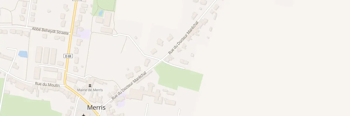 Plan du 212 Rue du Docteur Marechal à Merris