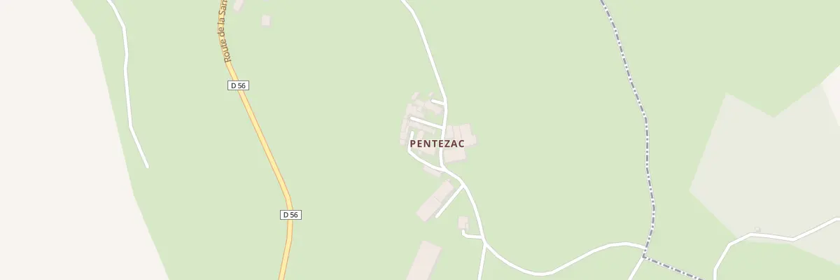 Plan du 5126 Pentezac à Alrance