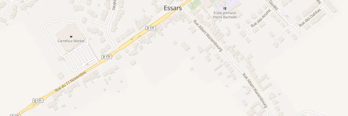 Plan du 4 Rue Warembourg à Essars