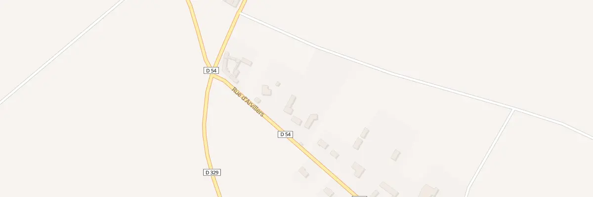 Plan du 7 Rue d’Arvillers à Erches