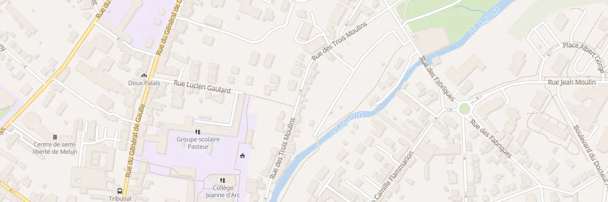 Plan du 26 Rue des 3 Moulins à Melun