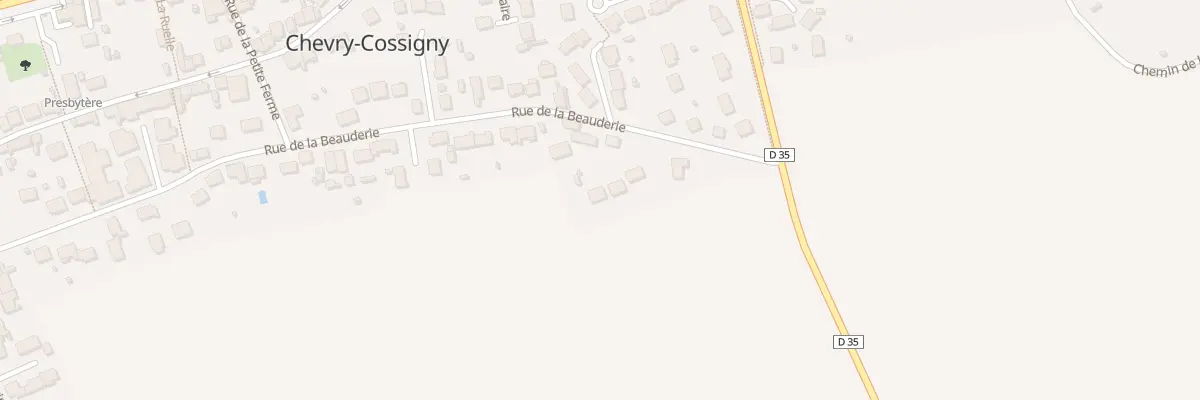 Plan du 106B Rue de la Beauderie à Chevry-Cossigny