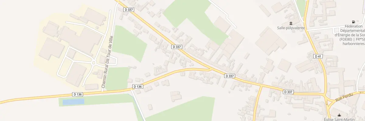 Plan du 37 Rue Raoul Defruit à Harbonnières