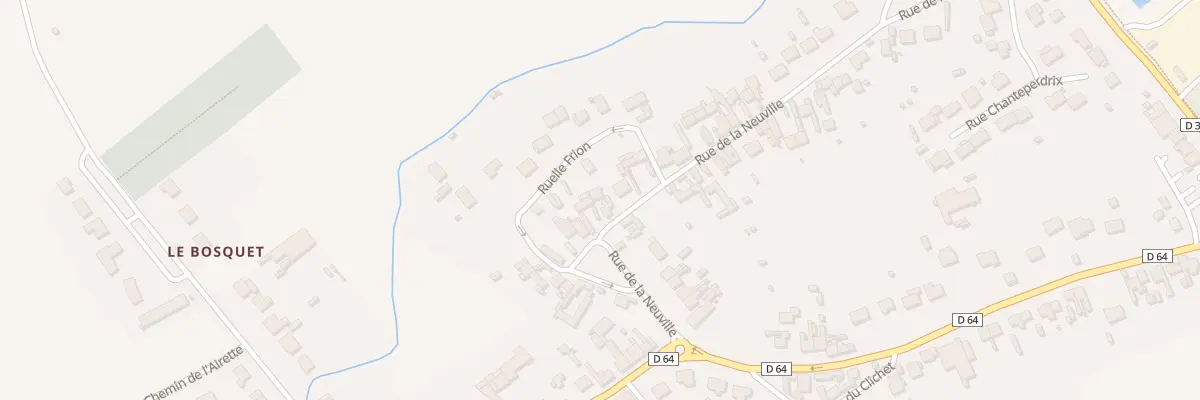 Plan du 1 Rue de la Neuville à Méaulte