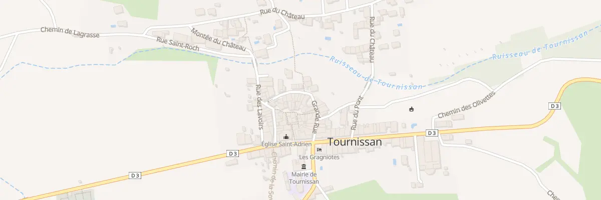 Plan du 56 Le Village à Tournissan