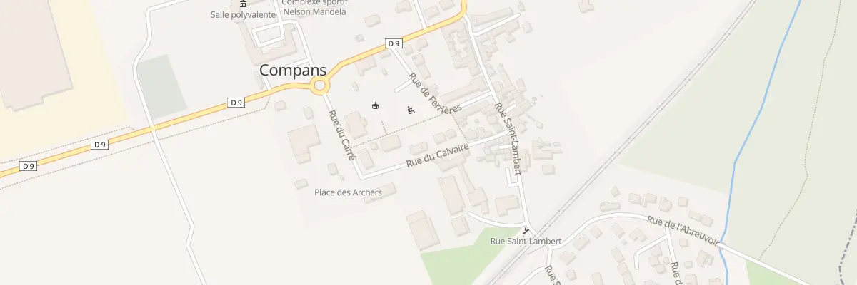 Plan du 15 Rue du Calvaire à Compans