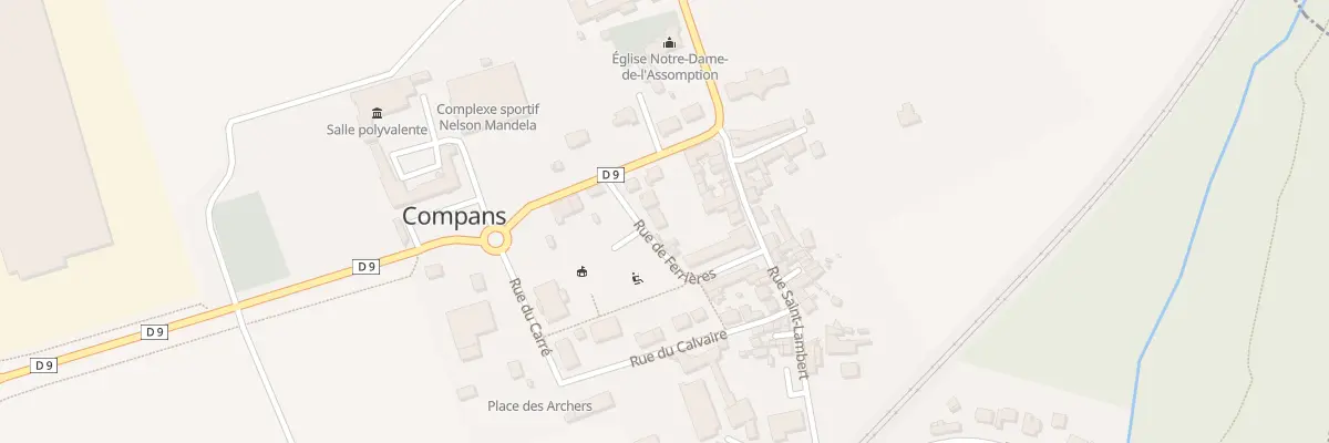 Plan du 19 Rue de Ferrières à Compans