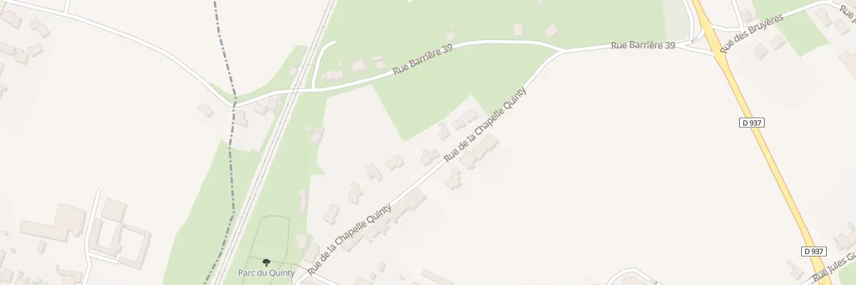 Plan du 277 Rue de la Chapelle Quinty à Beuvry