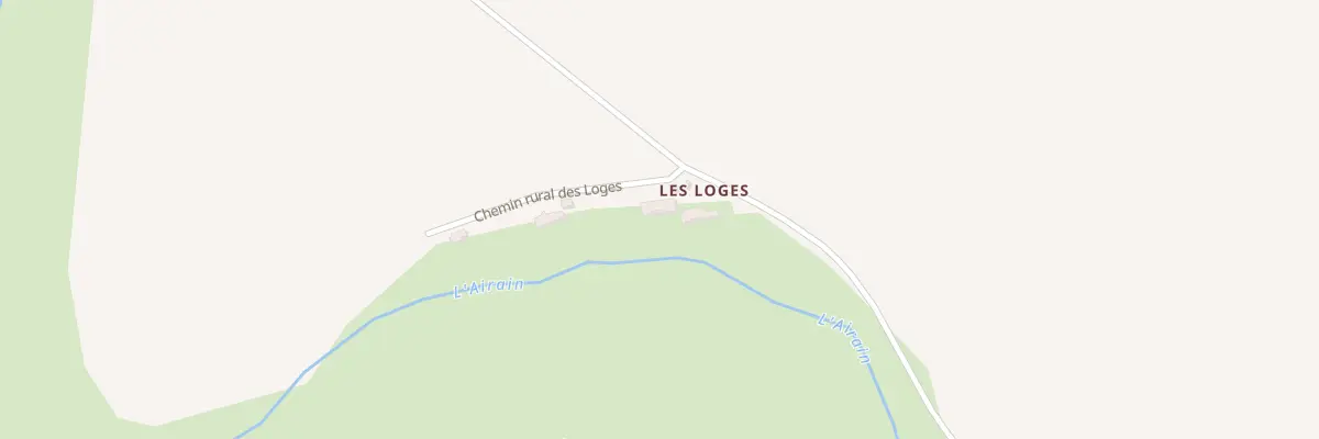 Plan du 102 Les Loges à Osmery