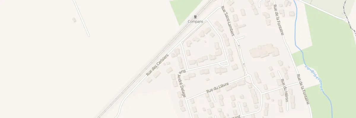 Plan du 3 Rue André Delage à Compans