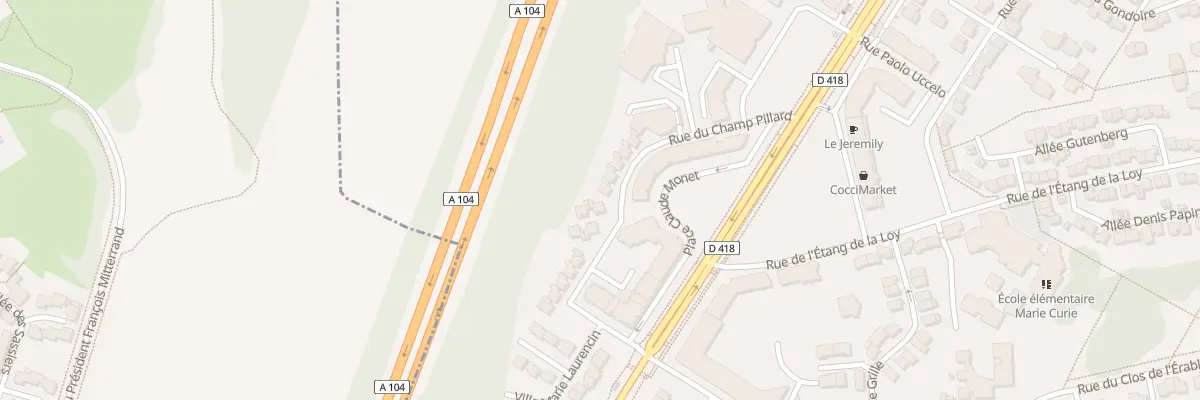 Plan du 15 Rue du Champ Pillard à Saint-Thibault-des-Vignes
