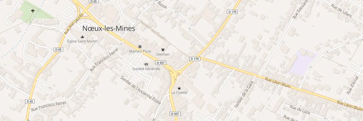 Plan du 5 Rue de Sailly à Nœux-les-Mines