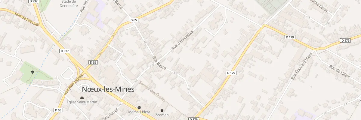 Plan du 46 Rue Basse à Nœux-les-Mines