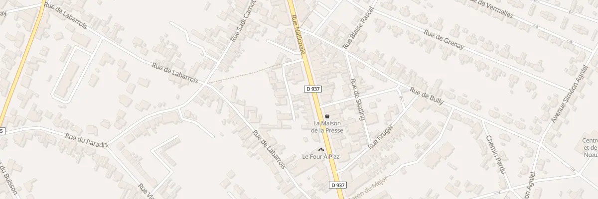 Plan du 214 Rue Nationale à Nœux-les-Mines