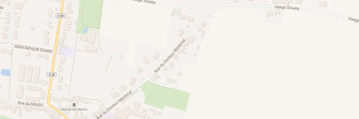 Plan du 266 Rue du Docteur Marechal à Merris