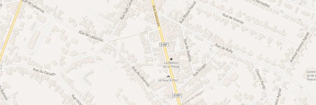 Plan du 214B Rue Nationale à Nœux-les-Mines