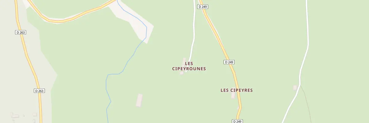 Plan du 5095 Les Cipeyres à Collandres