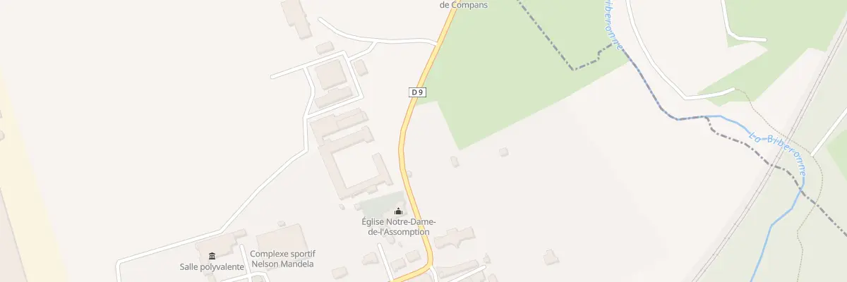 Plan du 8 Rue de l’Eglise à Compans