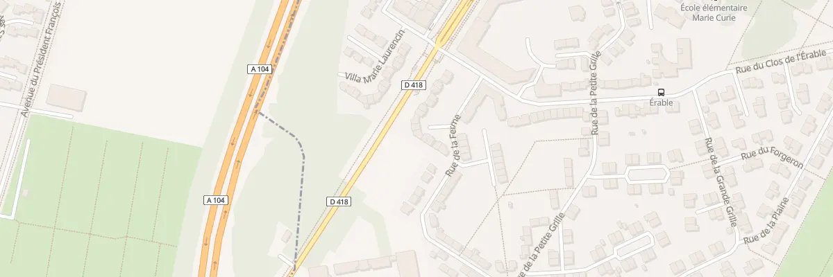 Plan du 33 Rue de la Ferme à Saint-Thibault-des-Vignes