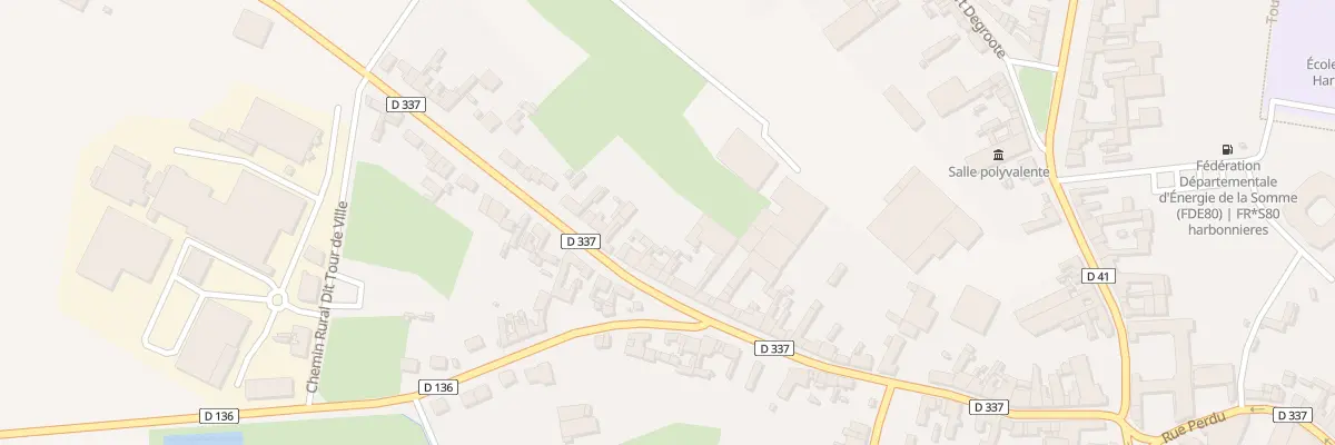 Plan du 5048 Rue Raoul Defruit à Harbonnières