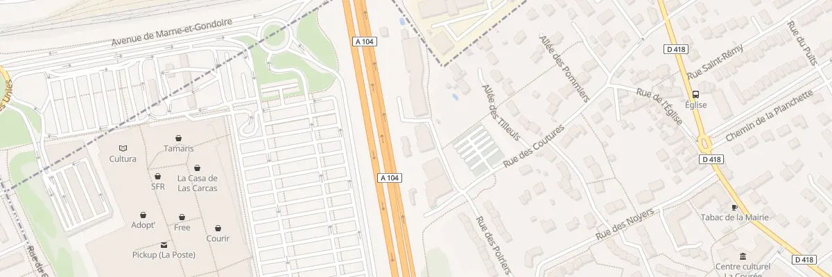 Plan du 23 Rue de la Couture à Collégien