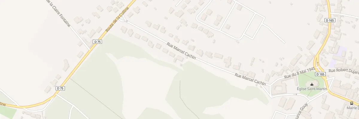Plan du 3 Rue Marcel Cachin à Bouvigny-Boyeffles