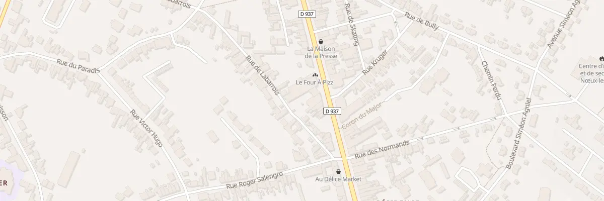 Plan du 236 Rue Nationale à Nœux-les-Mines