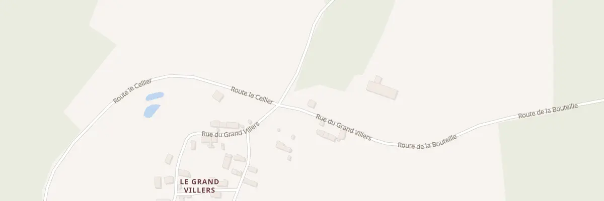 Plan du 2 Rue du Grand Villers au Brethon