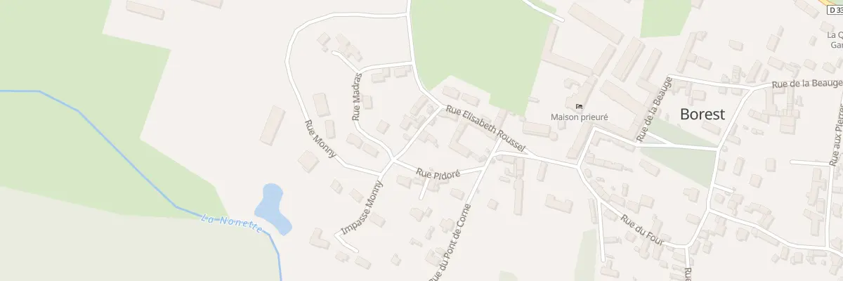 Plan du 2 Rue Pidoré à Borest