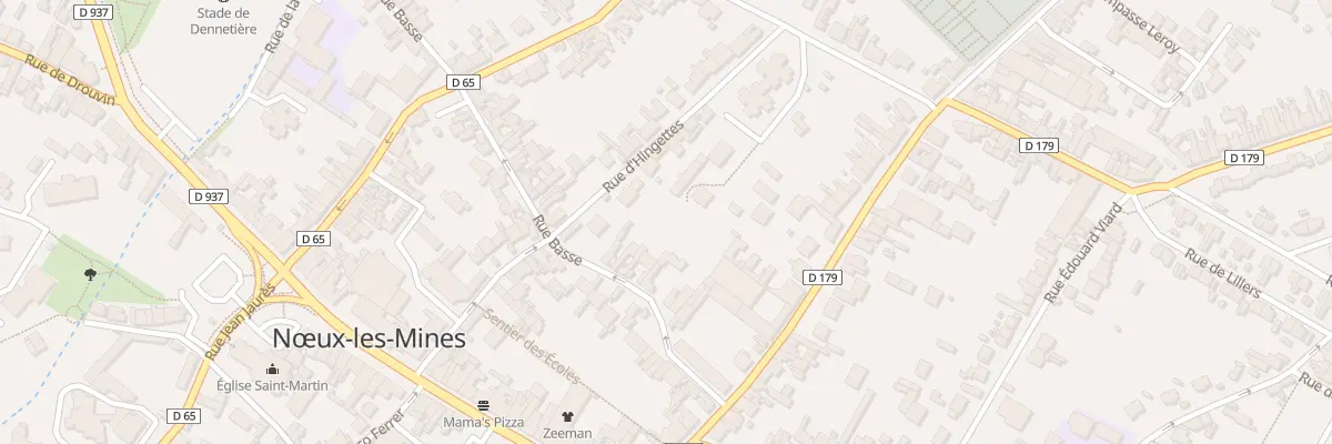 Plan du 48 Rue Basse à Nœux-les-Mines