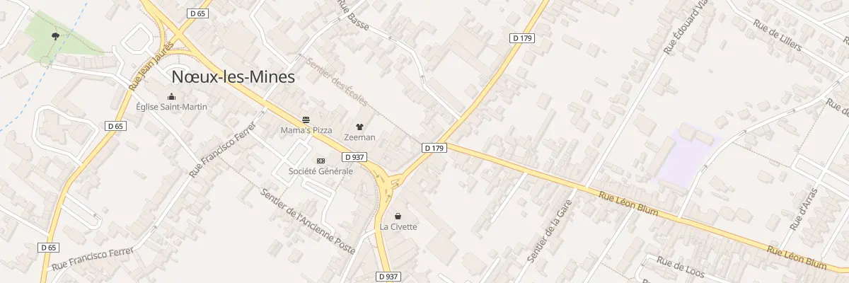 Plan du 15 Rue de Sailly à Nœux-les-Mines